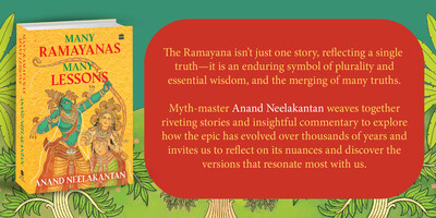 In Many Ramayanas, Many Lessons, myth-master Anand Neelakantan weaves together riveting stories and insightful commentary to explore what Valmiki may have intended in his original narrative and how the epic has mutated and evolved over thousands of years, sometimes in unimaginable ways.