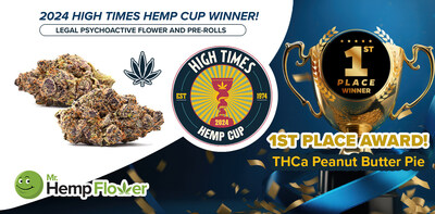 1st place at 2024 Hemp Cup - Mr. Hemp Flower