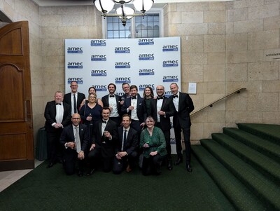 UNICEPTA Team photo from the AMEC Communication Effectiveness Awards in London on November 7.