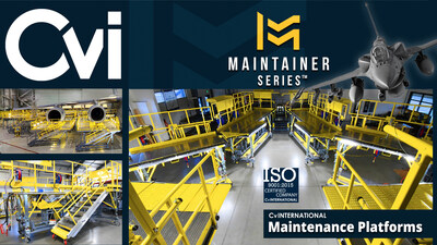 <div>Cv International's Maintainer Series™ Aircraft Maintenance Stands-- Elevate Your Efficiency</div>