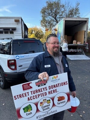 Members of the RAM Pavement team at the Street Turkeys Food Drive