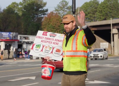 Members of the RAM Pavement team at the Street Turkeys Food Drive