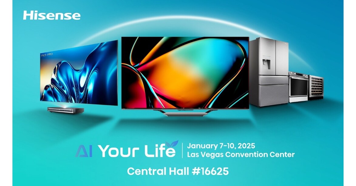 Hisense to Showcase Future of Smart Living with “AI Your Life” at CES 2025