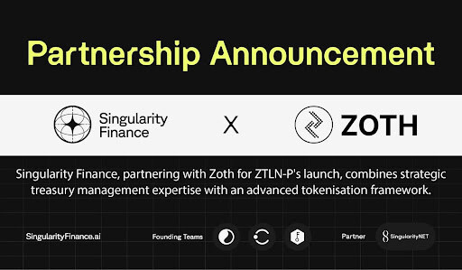 Zoth and Singularity Finance Launch ZTLN Prime to Bring Institutional Grade Funds On-chain