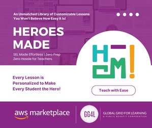 Heroes Made Announces Its Inclusion in the AWS Marketplace Through GG4L's SchoolDay Collection