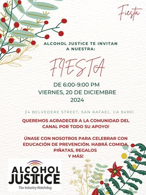 NextGen Youth Advocates™ to Hold Free Winter Holiday Fiesta at Alcohol Justice