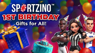 With over a thousand free-to-play titles and hundreds of world-significant sporting events available for predictions, Sportzino.com is celebrating one year at the top of its game. (CNW Group/Blazesoft Ltd.)