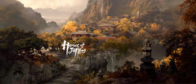 Rendering of CreateAI’s Coming Wuxia Open-World RPG