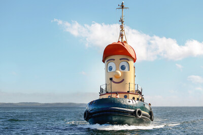 Theodore TOO navigue fièrement à travers le front de mer d'Halifax près du Musée maritime de l'Atlantique. (CNW Group/BWTT Holdings Inc.)