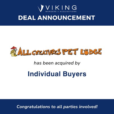 All Creatures Pet Lodge has been acquired by Individual Buyers.