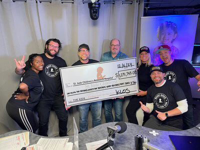 <div>KLOS Partners with Sweet James Co-Founders Steve Mehr and James Bergener to Set Fundraising Record for St. Jude Children's Research Hospital</div>