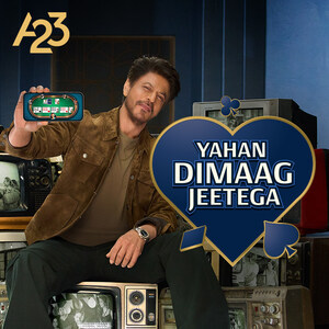 Shah Rukh Khan leads A23's brand refresh with 'Yahan Dimaag Jeetega' campaign