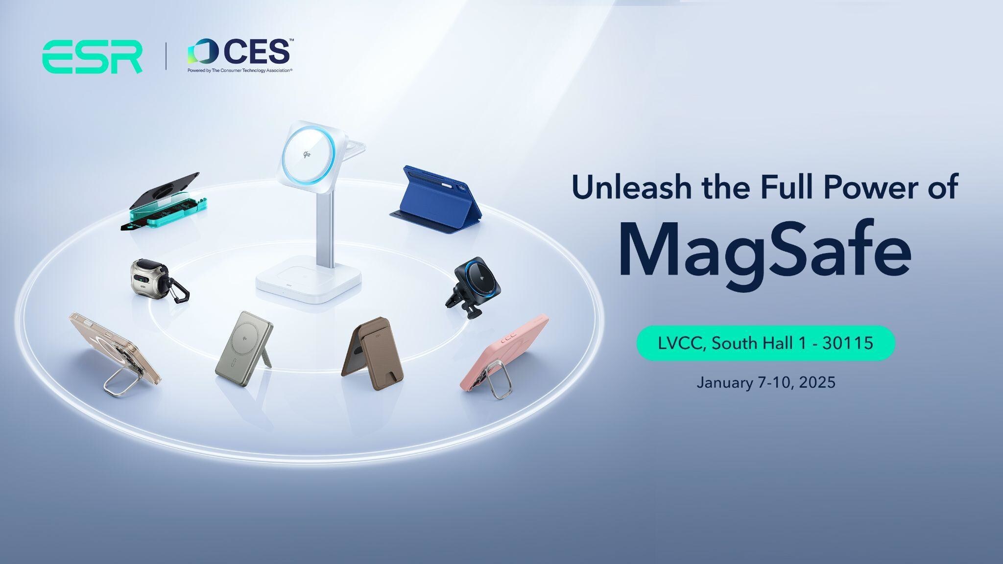 CES 2025: ESR to Unveil Next-Gen MagSafe Innovations for Charging, Productivity, and Protection