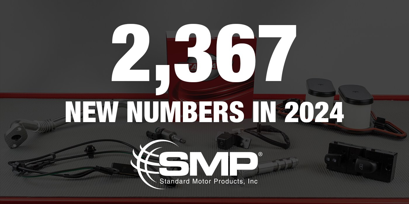 Standard Motor Products Releases 2,367 New Numbers in 2024