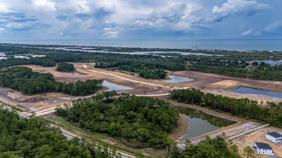 Aerial View of Reserve East | New Construction Homes in Flagler Beach, FL by Century Communities