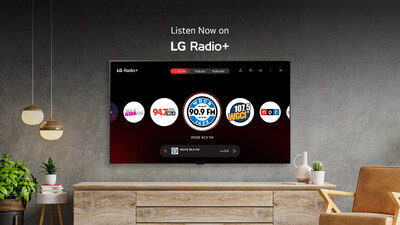 LG LAUNCHES FREE AUDIO STREAMING SERVICE WITH EASY ACCESS AND SIMPLE, DYNAMIC USER EXPERIENCE