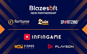 Blazesoft Group strikes a major partnership with Infingame to launch 3Oaks Gaming and Playson on its free-to-play platforms