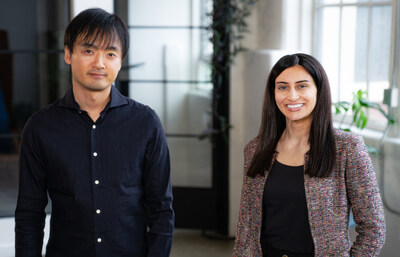 Bluenote CTO Katsuya Noguchi (L) and CEO Fatima Sabar (R)