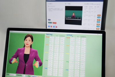 ITRI’s AI sign language weather broadcaster accurately captures complex hand movements to create smooth and realistic 2D animations.