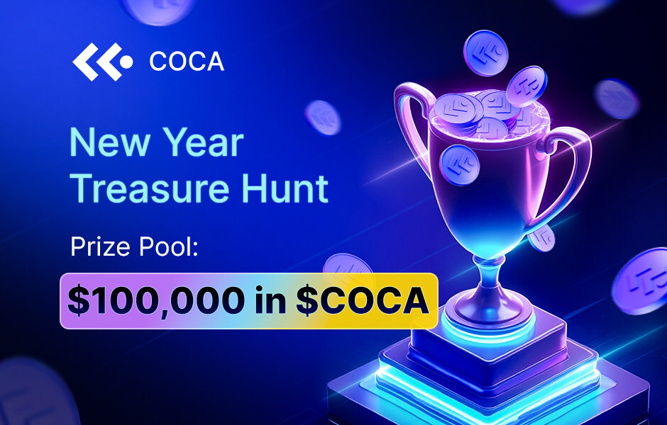 COCA Launches New Year Treasure Hunt Promotion with $100,000 in $COCA Tokens