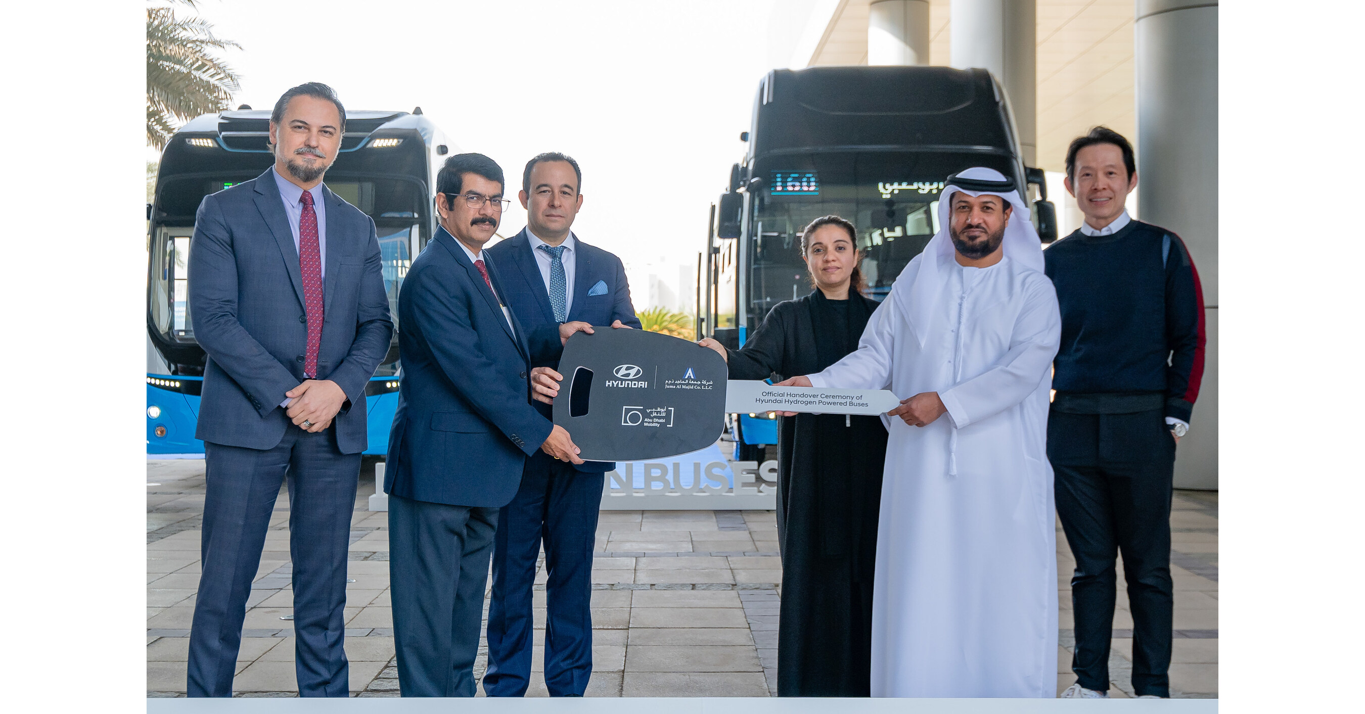 Hyundai Delivers Hydrogen Buses for Green Bus Programme in Abu Dhabi