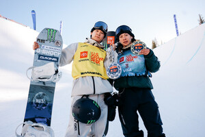 Monster Energy's Ayumu Hirano Claims Victory in Men's Snowboard Halfpipe at the FIS World Cup at Copper Mountain