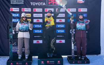 Monster Energy's Cassie Sharpe Claims Third Place in the Women’s Freeski Halfpipe at the FIS World Cup at Copper Mountain