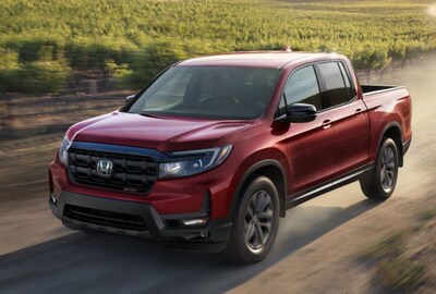 2025 Honda Ridgeline on the road