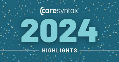 Caresyntax 2024 Highlights Banner to celebrate 2024 accomplishments.