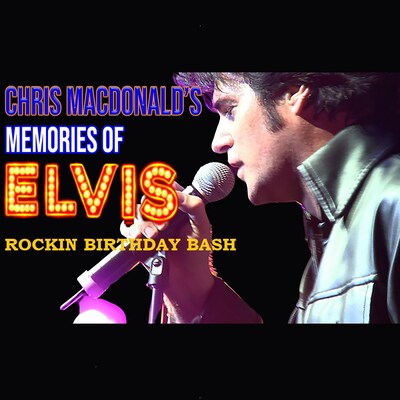 Chris MacDonald's Memories of Elvis 1968 Comeback Black Leather Live Pic