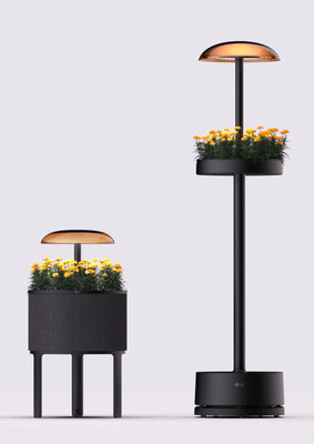 LG's indoor gardening appliance's adaptable growing space and height-adjustable LED growing lights provide considerable flexibility and the ideal conditions for raising a range of different leafy greens, herbs, flowers and fruits.