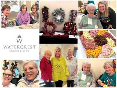 Watercrest Richmond Assisted Living and Memory Care hosts a Festival of Wreaths celebration with a silent auction benefiting Wreaths Across America.