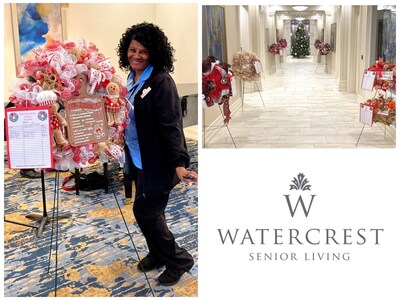 Watercrest Macon Assisted Living and Memory Care raises over five hundred dollars to benefit Wreaths Across America this season.