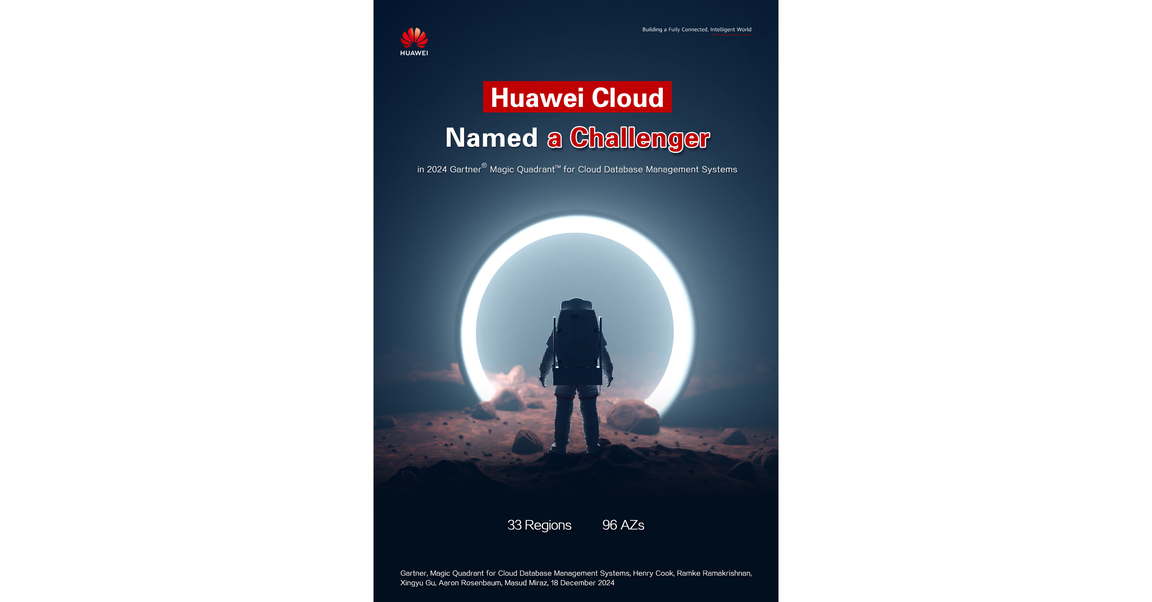 Huawei Cloud Dinobatkan sebagai "Challenger" dalam Laporan "Gartner® Magic Quadrant™ for Cloud DBMS"