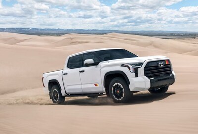 2025 Toyota Tundra in sandy terrain