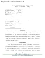 Complaint against 10X Health Ventures and Cardone Ventures