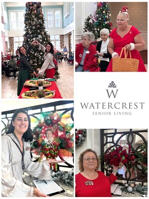 Watercrest Buena Vista Senior Living hosts a Festival of Wreaths event benefiting Wreaths of America to honor fallen soldiers.  Watercrest Buena Vista is located in The Villages of Central Florida.