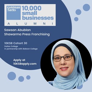 Shawarma Press CEO Sawsan Abublan Completes Goldman Sachs 10,000 Small Businesses Cohort 30