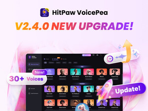 HitPaw VoicePea V2.4.0 Released: 30+ New Voices for Ultimate Fun!