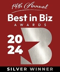 Best in Biz Awards 2024 silver winner badge