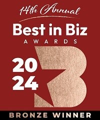 Best in Biz Awards 2024 bronze winner badge