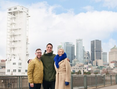 From left to right:
Benoît Renaud (Senior Director, Old Port of Montreal)
Samuel Cadotte (Founder of Bungee Montréal)
Manuela Goya (Vice President of Destination Development and Public Affairs at Tourisme Montréal) (CNW Group/Montréal Bungee)