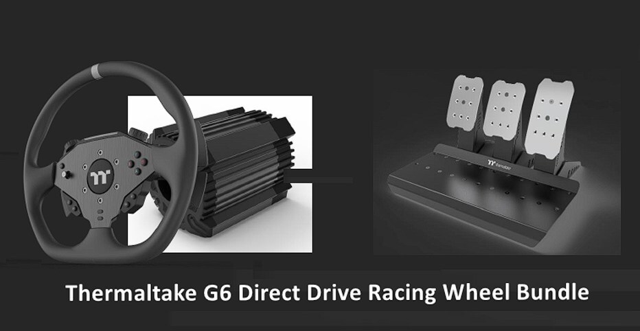 CES2025: Thermaltake Unveils G6 Direct Drive Racing Wheel Bundle and GM5 3DOF Motion System