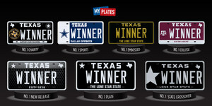 Texas' Top Specialty License Plates for 2024. My Plates unveils the top plates