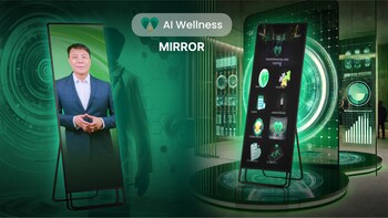 Discover our tailored health monitoring solutions for home and workplace. From the AI Wellness Mirror and Dr. Kwok’s Digital Avatar for personal use to employee health programs and wearables for businesses, we provide essential health insights for everyone.