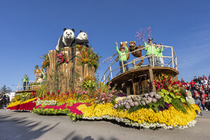 San Diego Zoo Wildlife Alliance Named Sweepstakes Winner in 136th Rose Parade® Presented by Honda for Second Consecutive Year