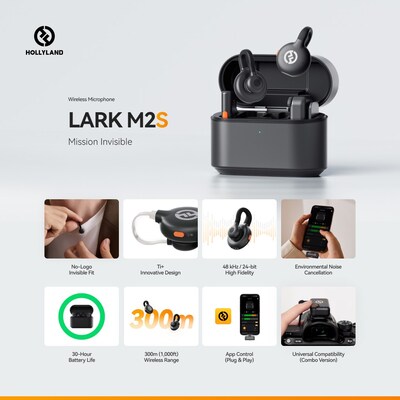 Hollyland Lark M2S Combo　新品！未使用！未開封！ HollylandがLARK M2Sを発表 - ミニコンシールド型ワイヤレス