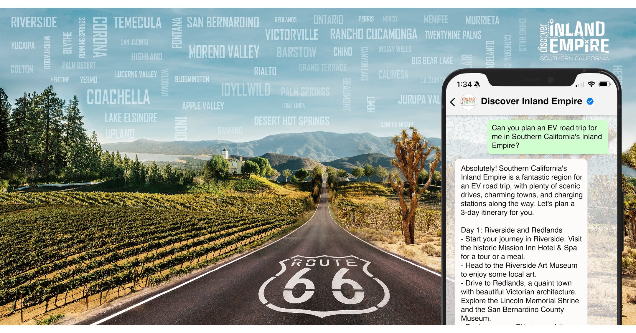 Discover Inland Empire Partners with GuideGeek to Launch New AI Travel Genius, ‘Joshua’