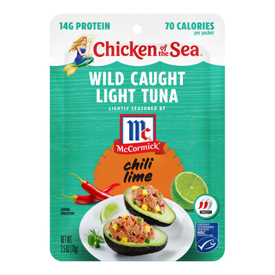 Chicken of the Sea Wild Caught Light Tuna Packet with McCormick® Chili Lime