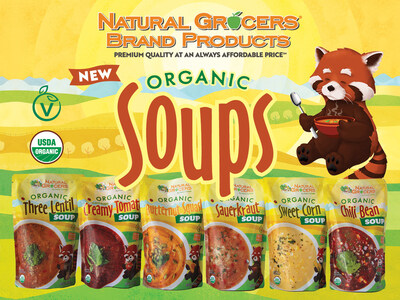 Natural Grocers® proudly announces the introduction of six new varieties of savory delicious soups to its collection of Natural Grocers® Brand Products.